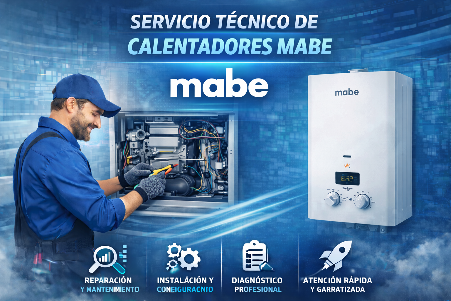 reparacion de calentadores mabe