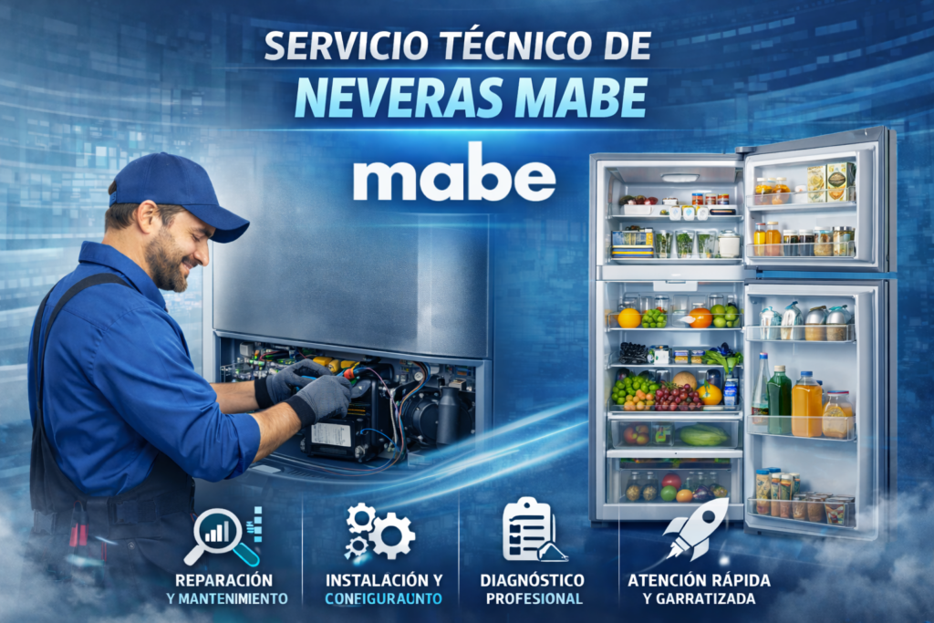 reparación de neveras mabe